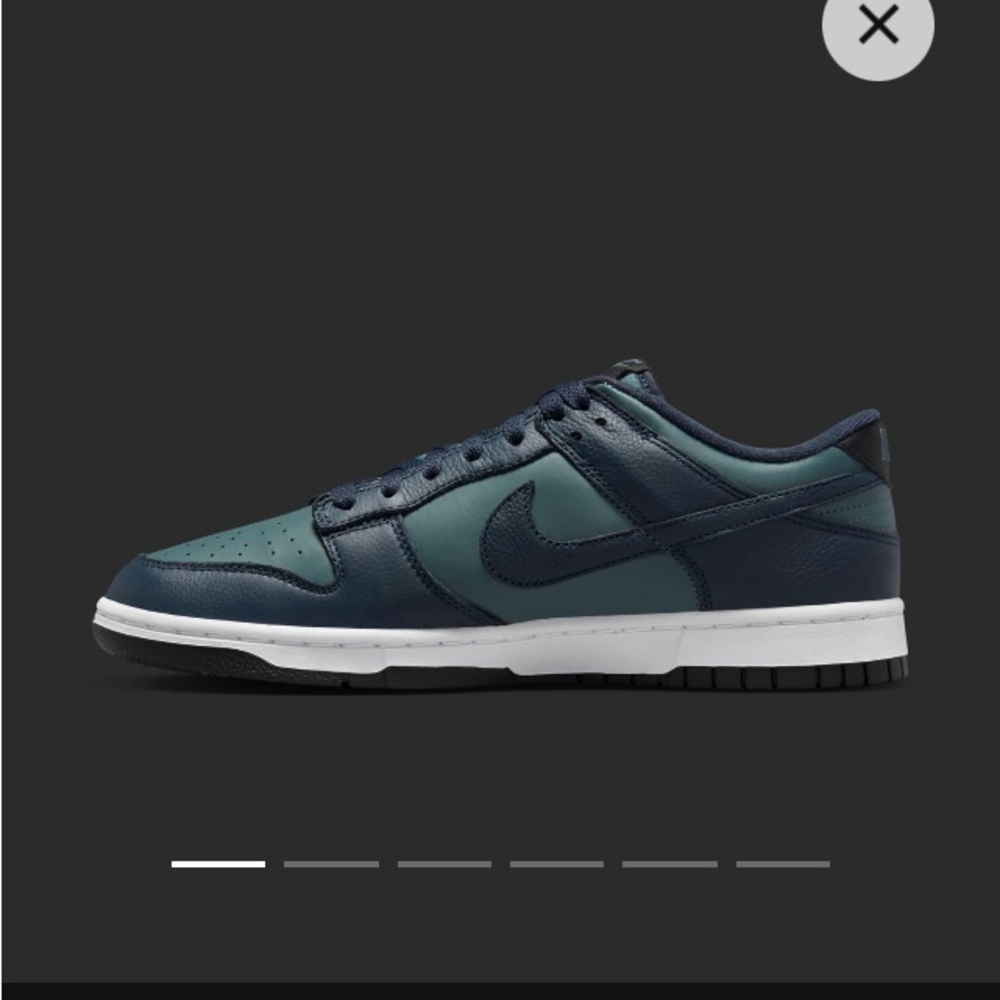 Nike Dunk Low Teal Blue like new
